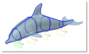 ＺＷ３Ｄは平面とSTLの交線を作成することができます