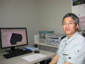 越智代表とZW3D ＣＡＤイメージ